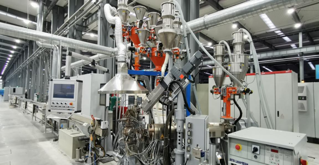 Extrusion line overview